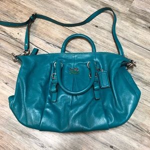 Teal/Green Coach Handbag 👜